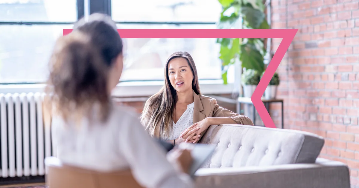 Woman in therapy session