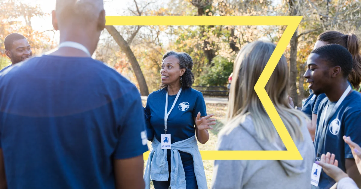 Nonprofit volunteers
