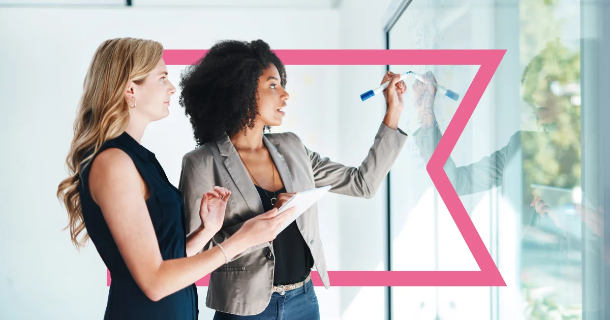 Nonprofit and education leaders brainstorming